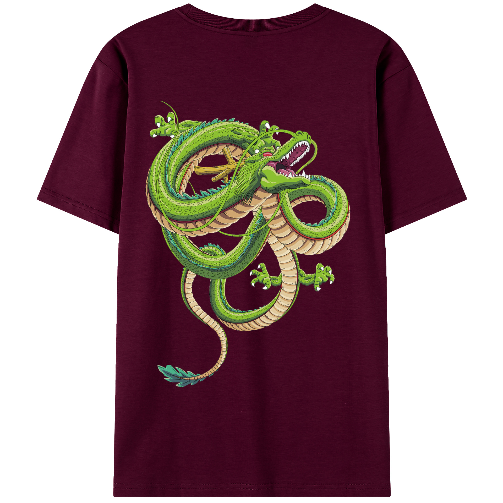 （画像用） ドラゴンボール 神龍 シェンロン DRAGON BALL Shenron レディース半袖Tシャツ(バックプリント)